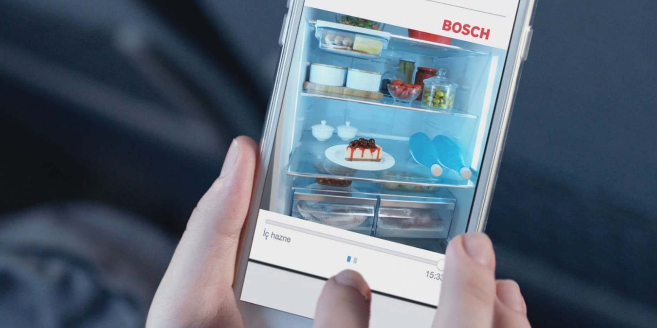 Kameralı Buzdolabı Sistemiyle Evde Yokken de Evdesiniz!