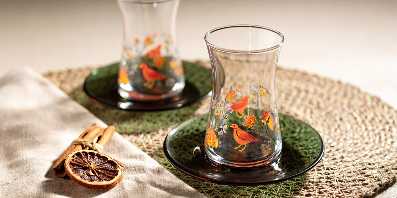 Sofranızı Renklendirecek Çay Bardakları Güldeko’da