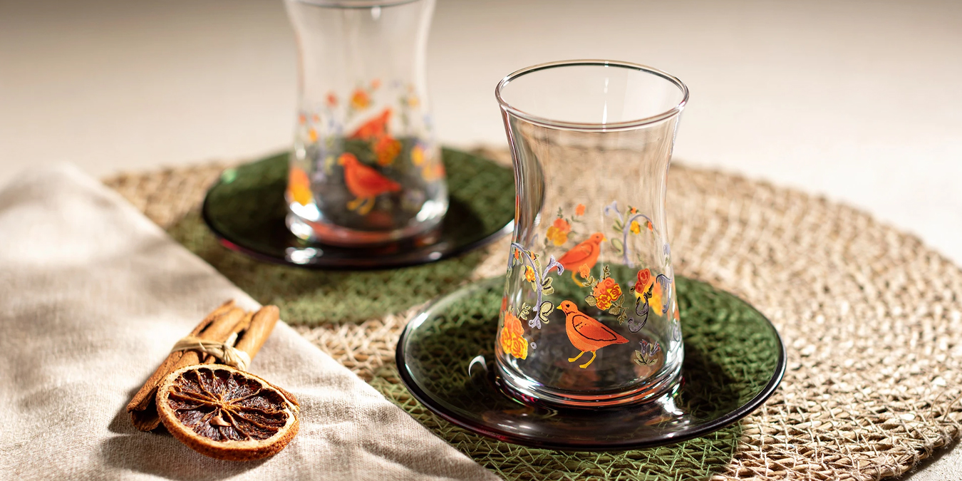 Sofranızı Renklendirecek Çay Bardakları Güldeko’da