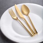 1001 Titanyum 84 Parça Kaşık Takımı Altın – ALTIN