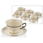 1bbl-t1801bs Florıd 6 Parça Çay Fincan Takımı Beyaz Gümüş – BEYAZ-GÜMÜŞ