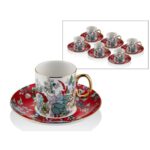 1lın-cc062 Scarlet 6 Parça Kahve Fincan Takımı – STANDART