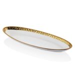 1yw-r09g Mesh Oval Kayık 40x13,5x4,2cm Beyaz Altın – BEYAZ-ALTIN