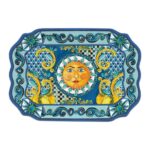 Bacı Mılano Sıcıly Tepsi 47x33 Cm Mavi – STANDART