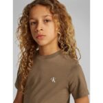 Ck Ib0ıb01093 2 Pack Monogram Top Erkek Çocuk Tshırt – BEJ - Görsel 2