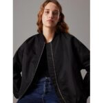 Ck J20j223874 Satın Bomber Kadın Ceket – SİYAH - Görsel 4