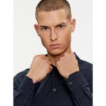 Ck J30j324614 Slım Stretch Erkek Gömlek – LACİVERT - Görsel 4