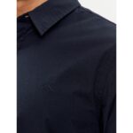 Ck J30j324614 Slım Stretch Erkek Gömlek – LACİVERT - Görsel 5