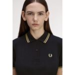 Fred Perry D1173 Tıpped Pıque Kadın Elbise – SİYAH - Görsel 6