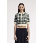 Fred Perry K1108 Tartan Knıtted Kadın Tshırt – RENKLİ