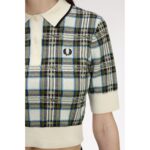 Fred Perry K1108 Tartan Knıtted Kadın Tshırt – RENKLİ - Görsel 5