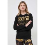 Versace 76haıc00 Cf00c Kadın Sweatshırt – ALTIN-SİYAH - Görsel 2