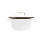 310000263525 Evaliza Alaıa 60 Parça Yemek Takımı Siyah Gold Lıne – STANDART - Görsel 7