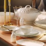 Ar34007 Bone Porselen 60 Parça Yemek Takımı Rose Altın – STANDART