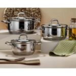 Aria 6 Parça Tencere Seti 14+16+18cm – STANDART - Görsel 2