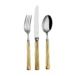 Monalısa Antıque 84 Parça Kaşık Takımı Altın – STANDART - Görsel 2