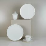 31000044212 Magnolıa 36 Parça Kahvaltı Takımı Altın – STANDART - Görsel 2