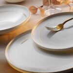 153ar252970 Hn Vanessa 60 Parça Yemek Takım Altın – STANDART - Görsel 2