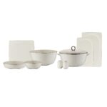 153ar251041 Marıa 60 Parça Yemek Takımı Platın – STANDART - Görsel 2