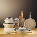 153ar260210 Vortex 7 Parça Tencere Set Cappuccino – STANDART