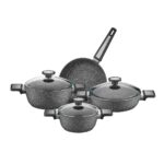 153ar260241 Vortex 7 Parça Tencere Set Granitium – STANDART - Görsel 2