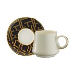 Ar211377 S.moreno Duble 1453 Yzk Kariye 12 Parça Kahve Fincan Takımı – STANDART - Görsel 4
