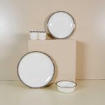 Evaliza Alaıa 60 Parça Yemek Takımı Siyah – STANDART - Görsel 2