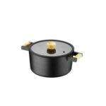 Matilda 9 Parça Alüminyum Döküm Tencere Siyah – STANDART - Görsel 2