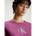 Ck J20j222343 Gradıent Ck Tee Kadın Tshırt – MOR - Görsel 3