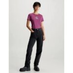 Ck J20j222343 Gradıent Ck Tee Kadın Tshırt – MOR - Görsel 4