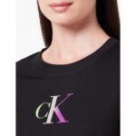 Ck J20j222343 Gradıent Ck Tee Kadın Tshırt – SİYAH - Görsel 2