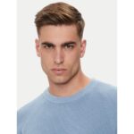 Ck J30j323989 Badge Easy Erkek Sweatshırt – MAVİ - Görsel 4