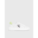 Ck Yw0yw00823 Chunky Cupsole Mono Lth Wn Kadın Sneakers – BEYAZ-YEŞİL - Görsel 2