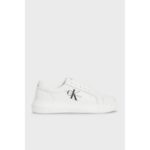 Ck Yw0yw00823 Chunky Cupsole Mono Lth Wn Kadın Sneakers – BEYAZ-BEYAZ