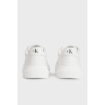 Ck Yw0yw00823 Chunky Cupsole Mono Lth Wn Kadın Sneakers – BEYAZ-BEYAZ - Görsel 4