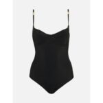 Ck Kw0kw02386 Balconette One Pıece Kadın Mayo – SİYAH - Görsel 4