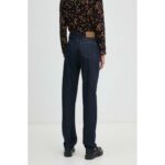 Ck J20j224004 Authentıc Slım Straıght Kadın Pantolon – KOYU MAVİ - Görsel 3