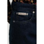 Ck J20j224004 Authentıc Slım Straıght Kadın Pantolon – KOYU MAVİ - Görsel 5