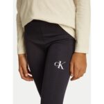 Ck Ig0ıg02137 Ck Logo Leggıng Kız Çocuk Tayt – SİYAH - Görsel 3