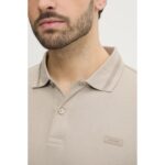 Ck K10k113833 Lıquıd Touch Texture Collar Polo Erkek Tshırt – BEJ - Görsel 5