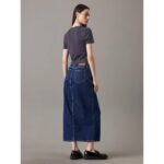 Ck J20j224769 Mılano Short Sleeve Top Kadın Bluz – KOYU MAVİ - Görsel 3