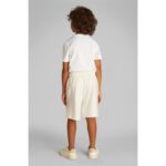 Ck Ib0ıb02433 Color Block Relaxed Erkek Çocuk Şort – KREM - Görsel 2