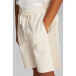Ck Ib0ıb02433 Color Block Relaxed Erkek Çocuk Şort – KREM - Görsel 3