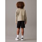 Ck Ib0ıb02433 Color Block Relaxed Erkek Çocuk Şort – SİYAH - Görsel 3