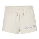 Ck Ig0ıg02882 Scrıpt Logo Hwk Kız Çocuk Şort – BEYAZ - Görsel 4