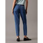 Ck J20j225505 Mom Jean Kadın Pantolon – LACİVERT - Görsel 2