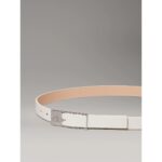 Ck K60k613155 Ck Cut Square Buckle 2.0 Kadın Kemer – BEYAZ - Görsel 3