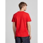 Ck J30j327474 Serıf Box Graphıc Tee Erkek Tshırt – KIRMIZI - Görsel 4