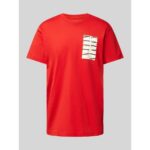 Ck J30j327474 Serıf Box Graphıc Tee Erkek Tshırt – KIRMIZI - Görsel 5