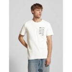 Ck J30j327474 Serıf Box Graphıc Tee Erkek Tshırt – KREM - Görsel 2